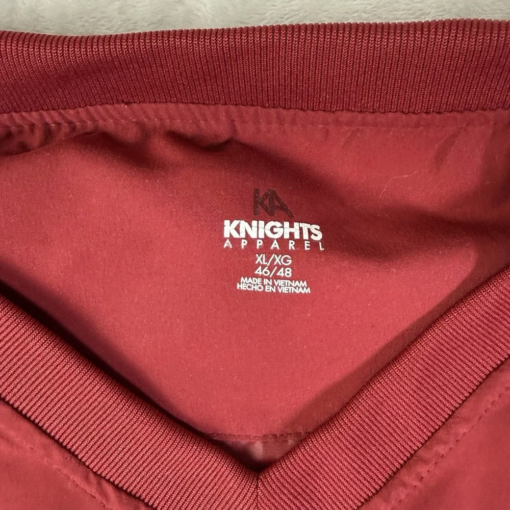 WSU‎ Cougars Windbreaker Sweatshirt V Neck Mens XL Red Embroidered Collegiate